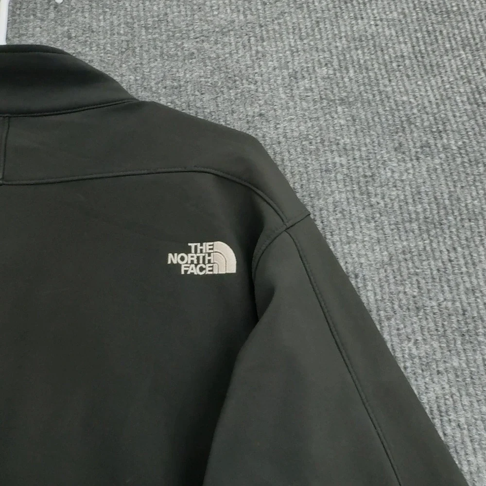 The‎ North Face Softshell Jacket Mens 2XL Black Apex Bionic Full Zip Windproof